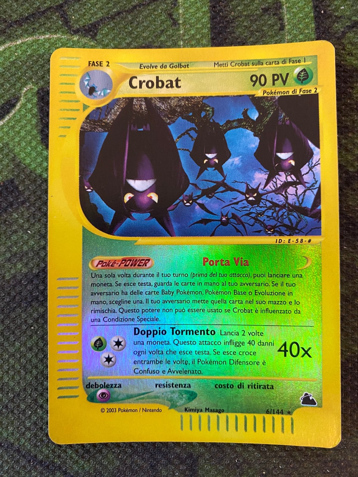 Crobat sk6 reverse holo skyridge, Ophalen of Verzenden, Zo goed als nieuw