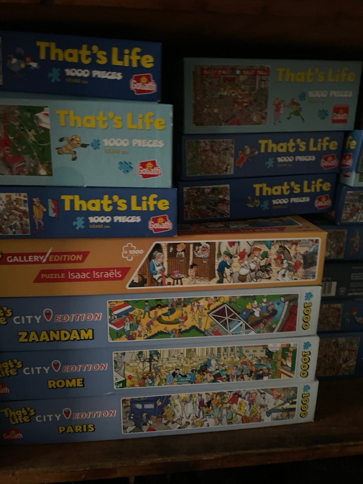 Diverse 'That's Life' legpuzzels - 1000 stukjes, Ophalen, 500 t/m 1500 stukjes, Gebruikt, Legpuzzel