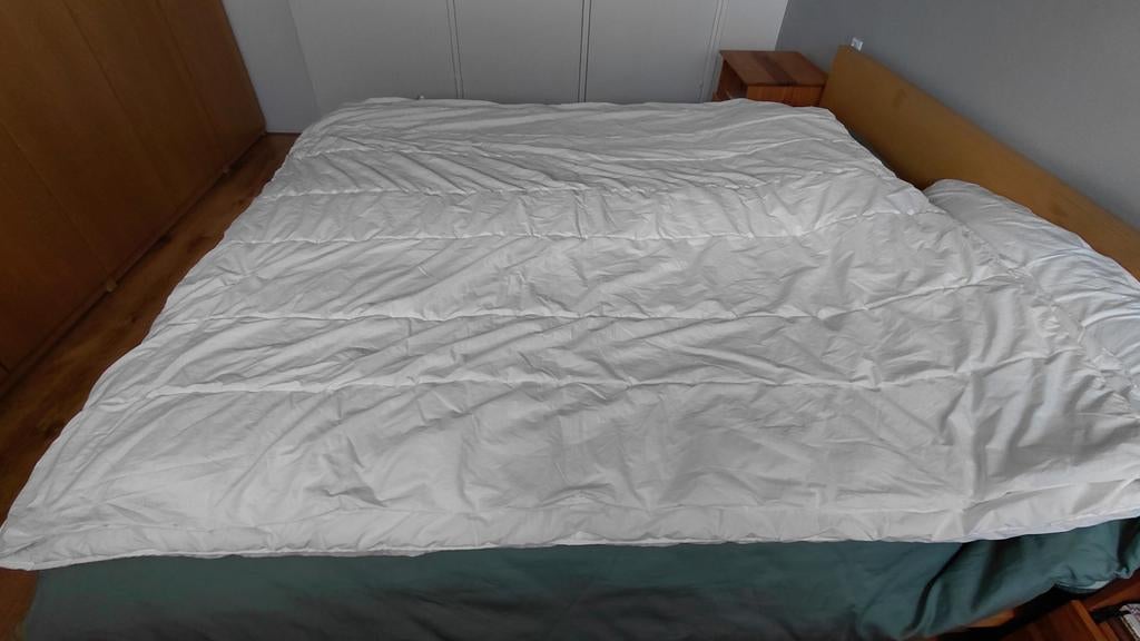 IKEA Mysa Strå 4-seizoenen dekbed, 200x200 cm, Ophalen, Gebruikt, Wit, Tweepersoons