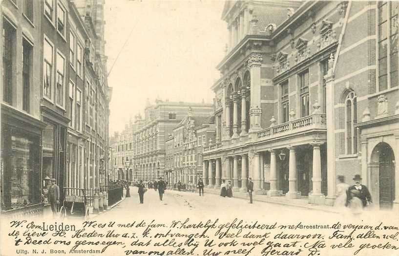 380-367-033 Leiden Breestraat, Verzenden, Voor 1920, Zuid-Holland