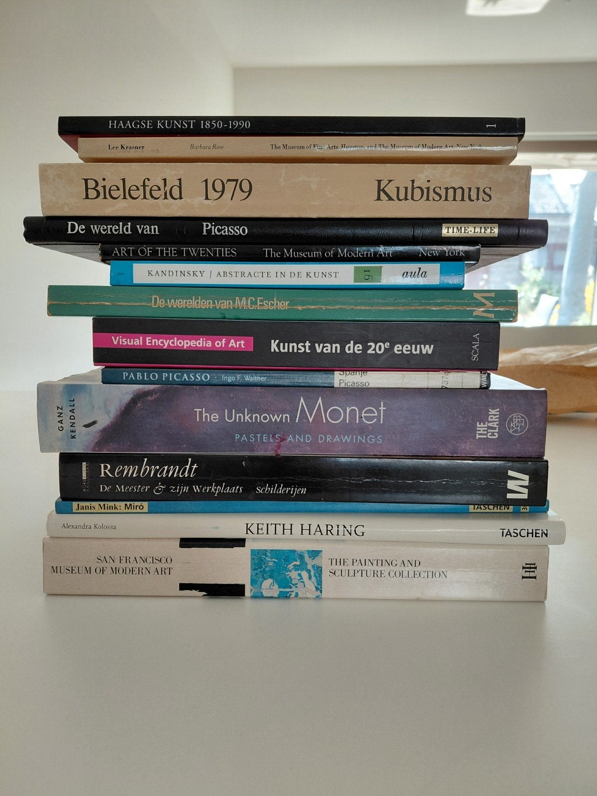 Diverse kunstboeken, Ophalen, Gelezen, Schilder- en Tekenkunst