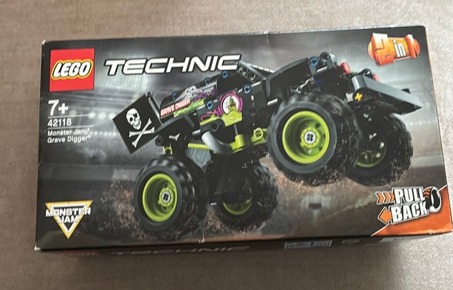 Lego Technic 42118 Monster Jam Grave Digger, Kinderen en Baby's, Gebruikt, Lego, Ophalen of Verzenden, Complete set