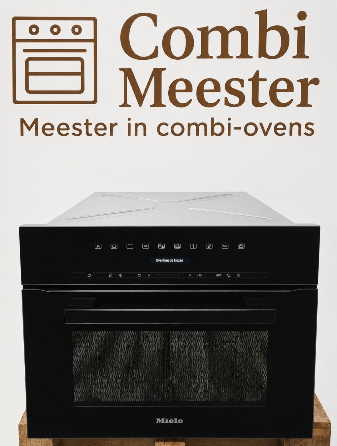Miele H7140 BM Inbouw Combi-oven met Magnetron – Nieuwstaat, Combimagnetron, Crisp, Ophalen of Verzenden, Zo goed als nieuw