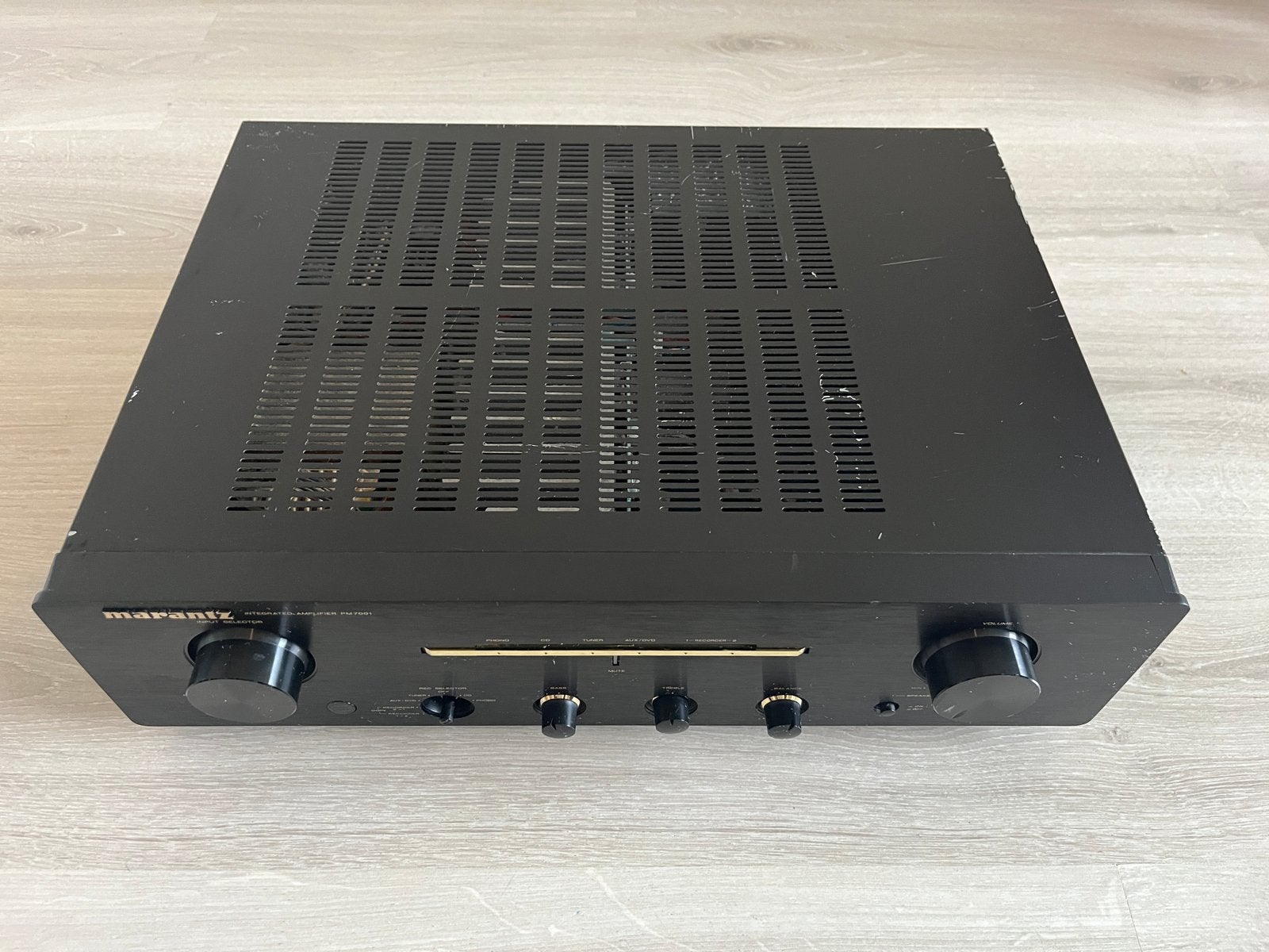 Marantz PM7001 Geïntegreerde Versterker, Gebruikt, 60 tot 120 watt, Stereo, Ophalen