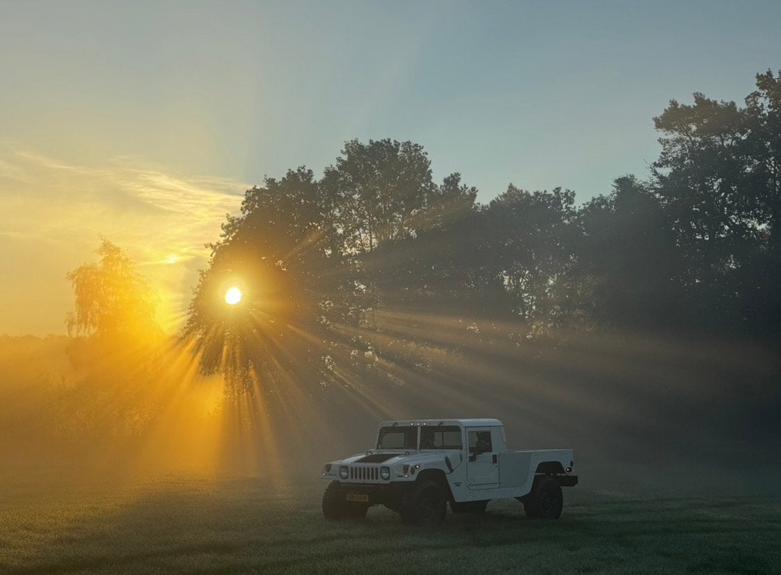 Echte Civiele Hummer H1 met maar 3000 km in Nieuwstaat, Auto's, Hummer, Particulier, Te koop