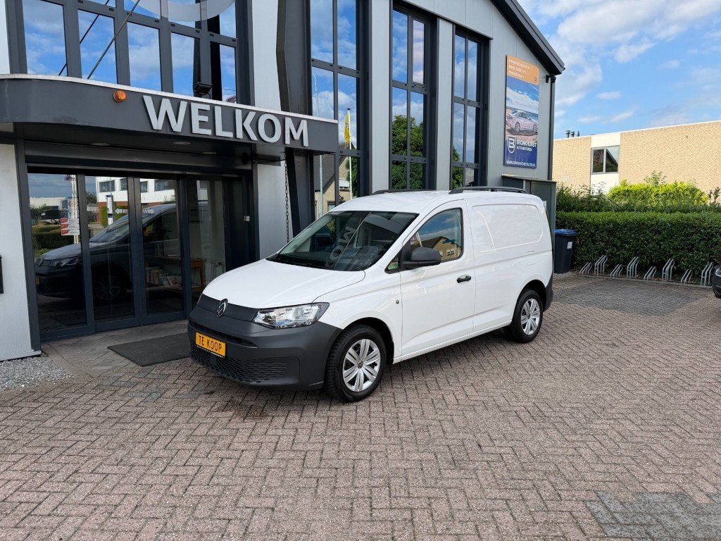 Volkswagen CADDY 2.0 TDI Airco, Navi, Schuifdeur, PDC, Camer, Voorwielaandrijving, 4 cilinders, Volkswagen, Wit