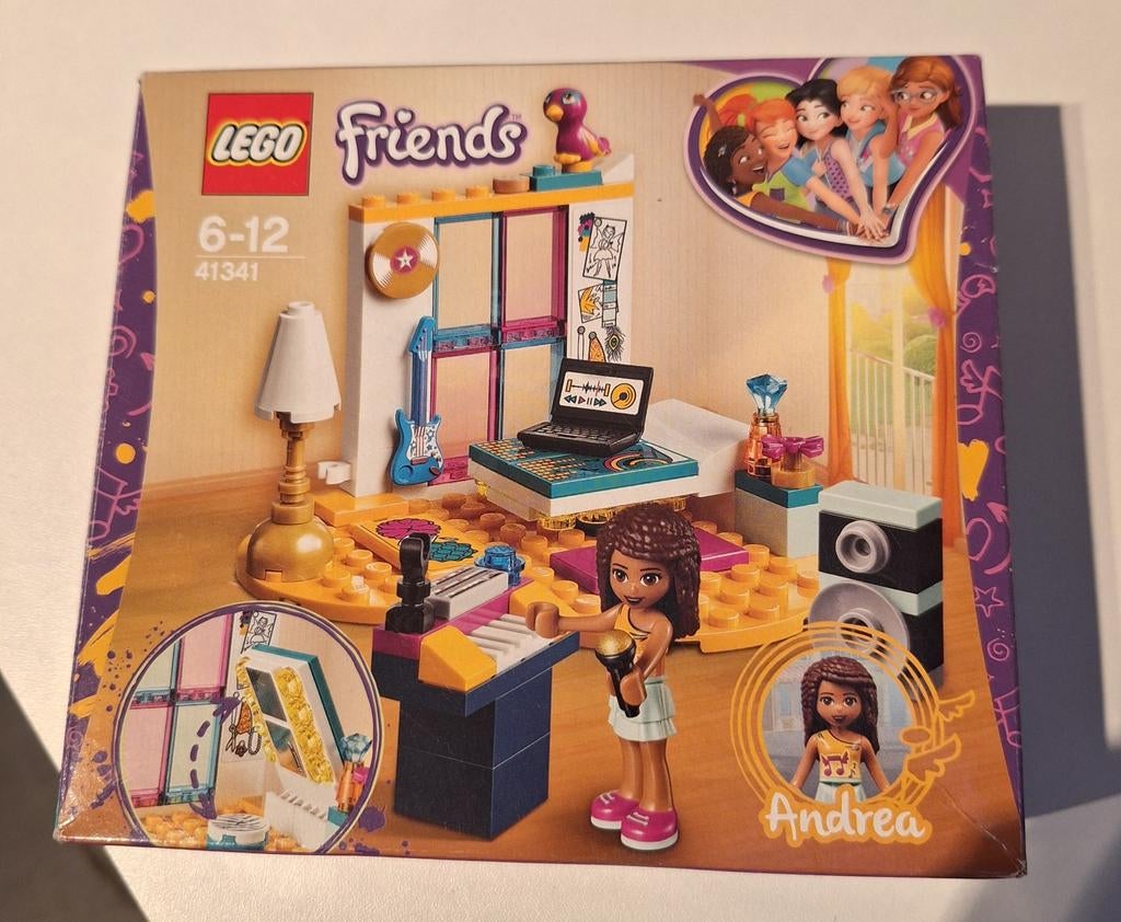 41341 andrea's slaapkamer van lego friends, Ophalen of Verzenden, Zo goed als nieuw