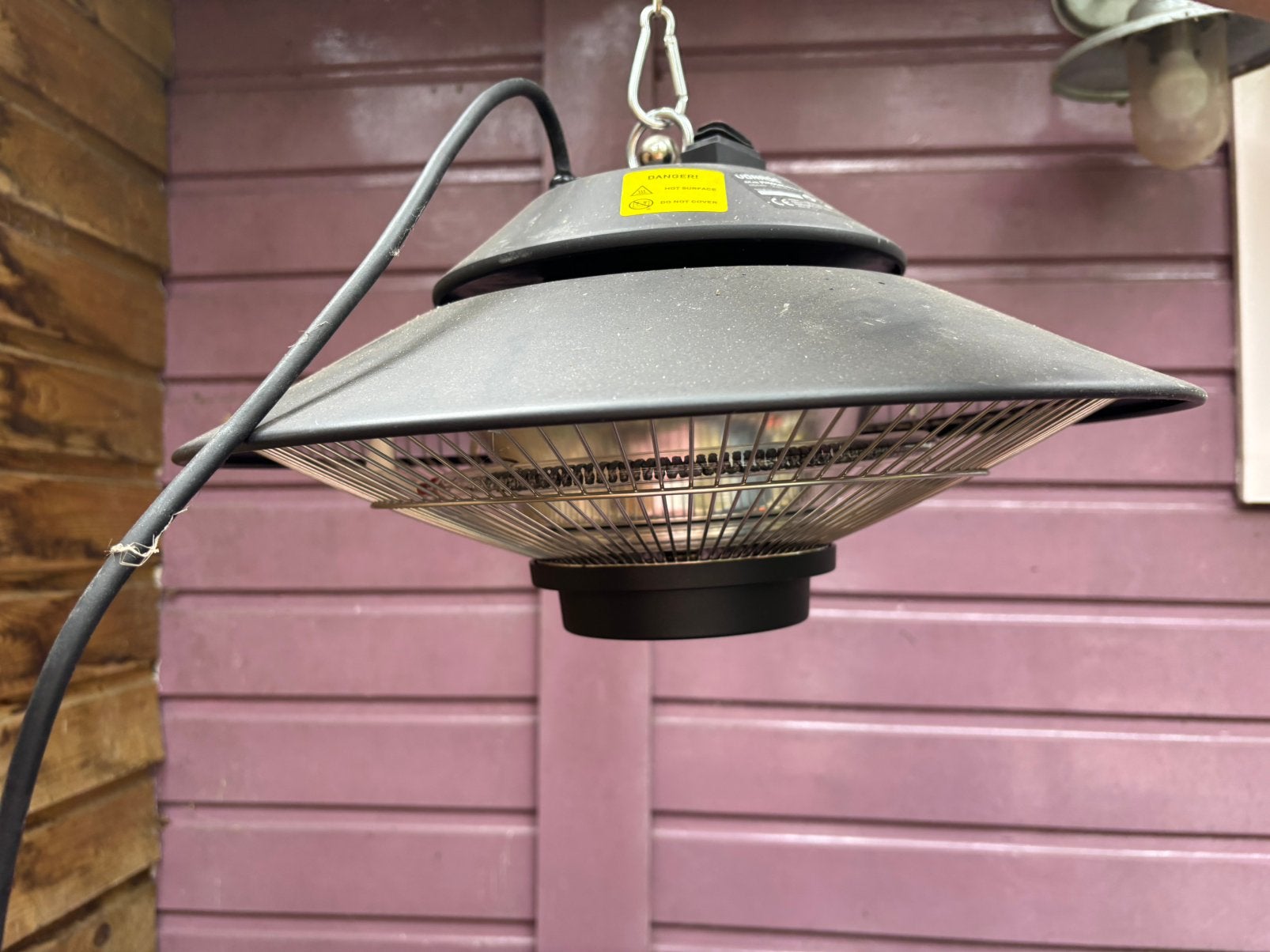 Vonroc heater hangende terrasverwarmer, Ophalen, Zo goed als nieuw, Elektrisch, Plafond