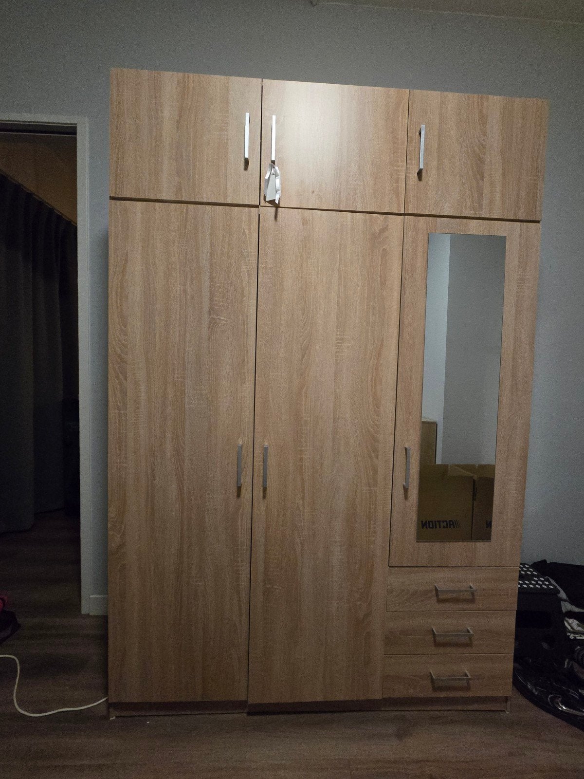 Kledingkast met spiegel 140x50x200 (lxbxh), Huis en Inrichting, Kasten | Kledingkasten, Ophalen, 50 tot 75 cm, 200 cm of meer