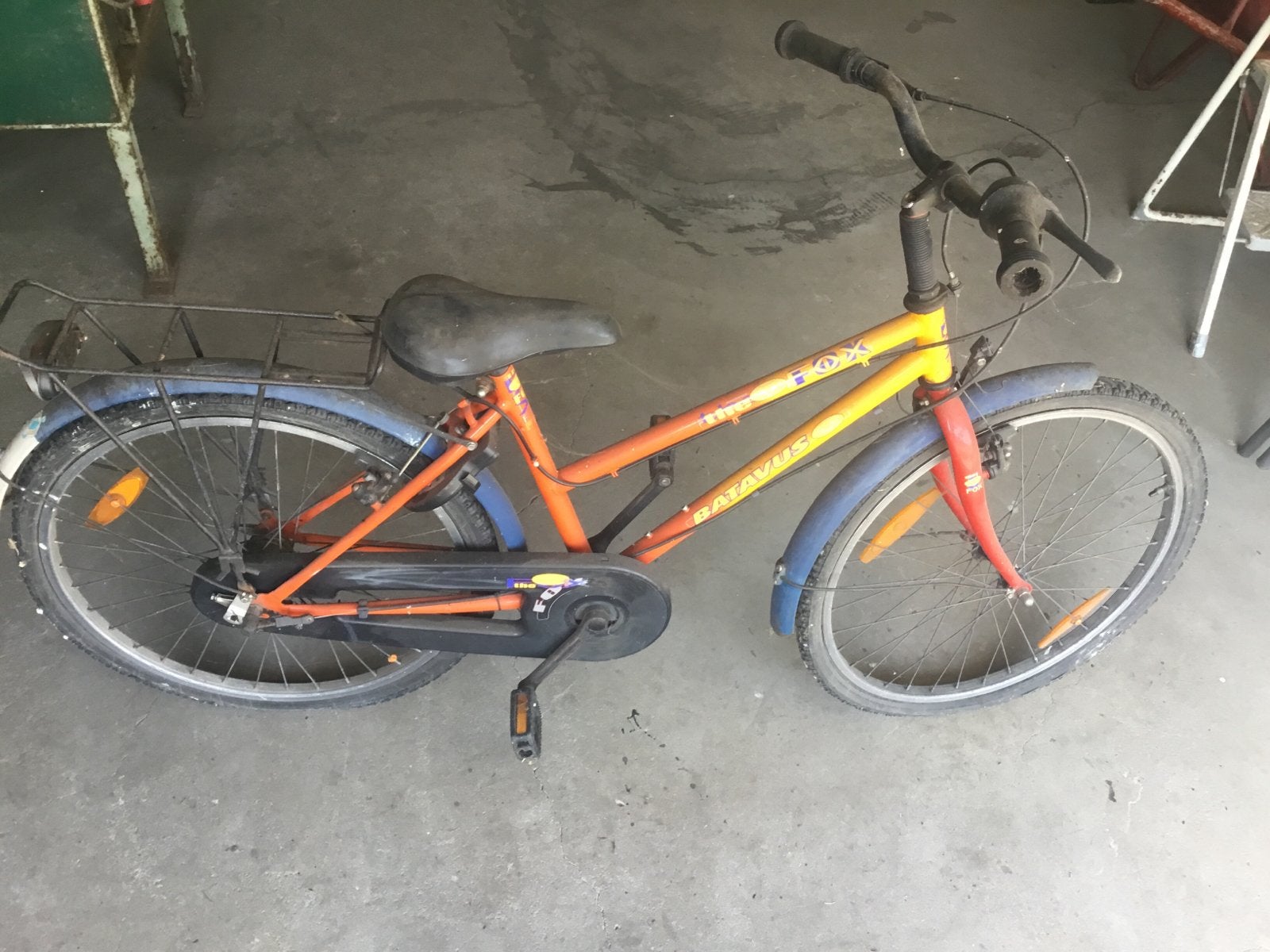 Gebruikte Batavus Fox kinderfiets - 24 inch, Ophalen, Velgrem, Handrem, Gebruikt