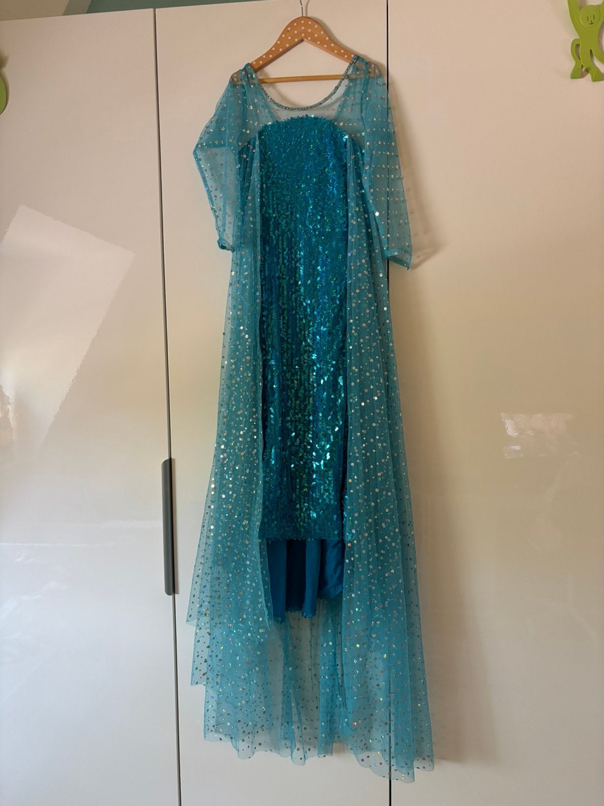 Verkleedjurk Elsa Frozen, Ophalen of Verzenden, Zo goed als nieuw