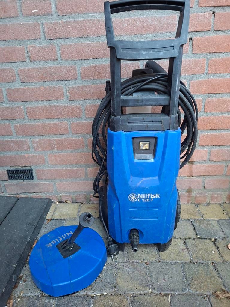 Nilfisk C 120.7 Hogedrukreiniger met terrasreiniger, Ophalen, Gebruikt, Elektrisch, Nilfisk