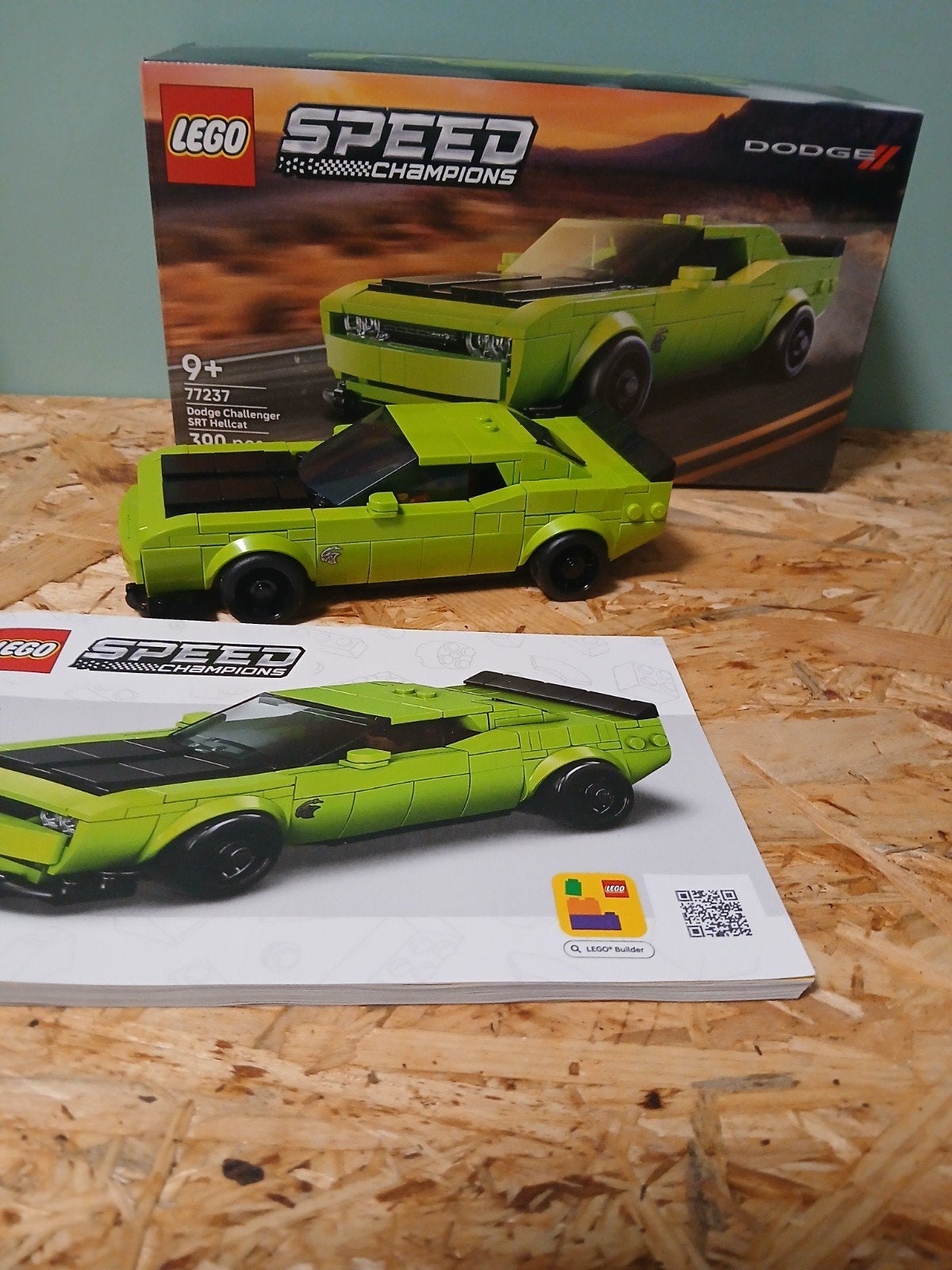 LEGO city  Speed Champions 77237 Dodge Challenger SRT Hellca, Compleet, Lego, Zo goed als nieuw, Complete set