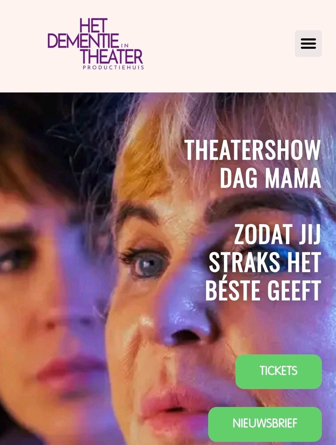 2 kaartjes voor 10 juni Amersfoort Dementie in Theater, Twee personen