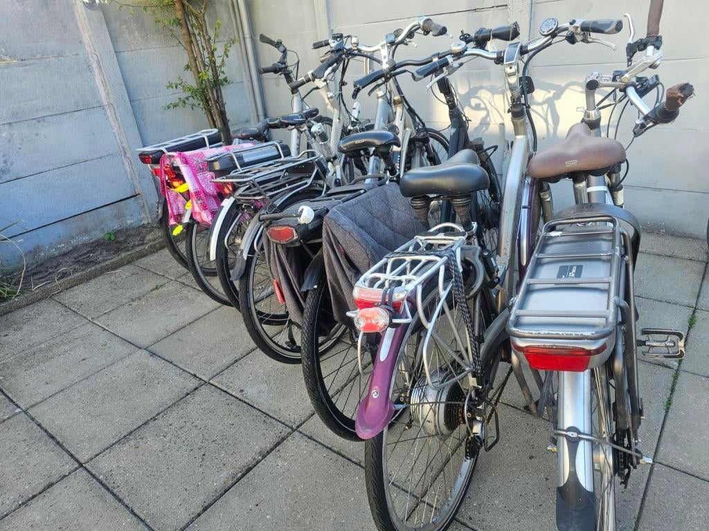 7 stuks Partij Elektrische fietsen Voor opknappers, 51 tot 55 cm, Ophalen, Gebruikt, Giant