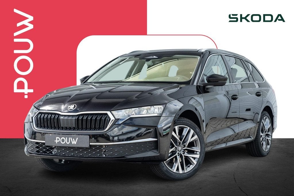 Skoda Octavia Combi 1.5 TSI 150pk MHEV Business Edition Plus, Auto's, Skoda, Stof, 1498 cc, 4 cilinders, Zwart
