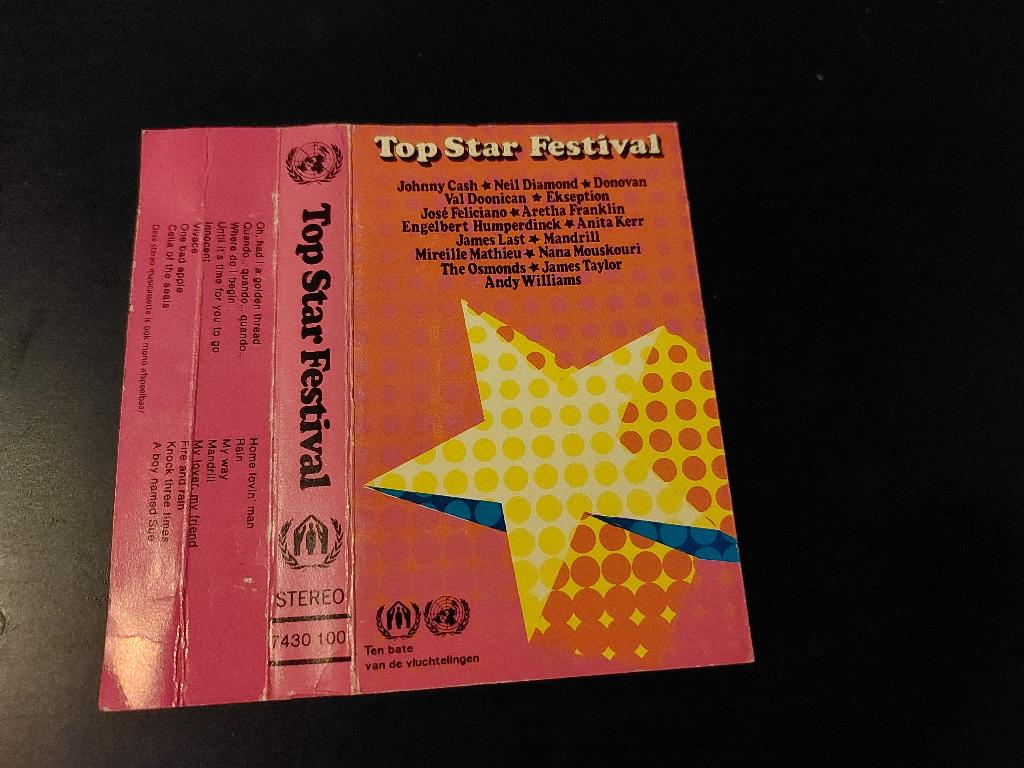 TOP STAR FESTIVAL (MC), Ophalen of Verzenden, Zo goed als nieuw, Origineel, 1 bandje