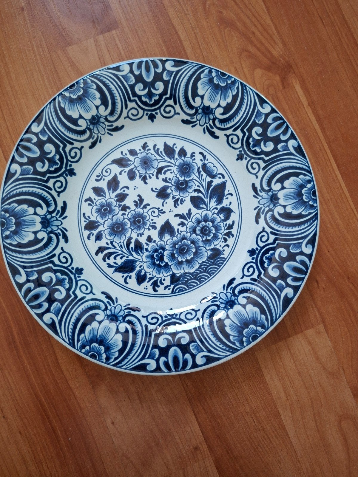 Antiek Delfts Blauw Wandbord - Handgeschilderd, Ophalen of Verzenden
