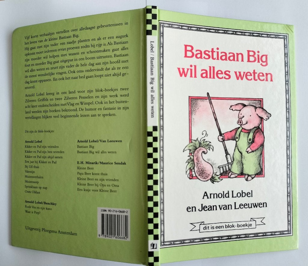 Bastiaan Big wil alles weten, Boeken, Kinderboeken | Jeugd | onder 10 jaar, Gelezen, Fictie algemeen, Verzenden, Arnold Lobel en Jean van Leeuwen