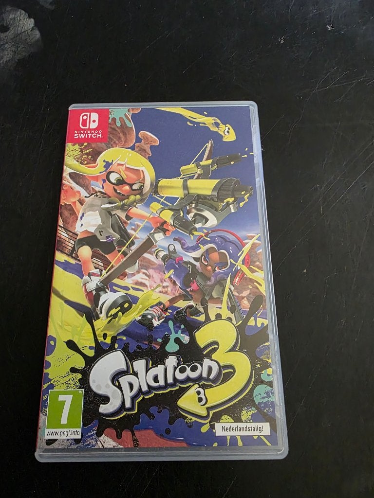 Splatoon 3, Zo goed als nieuw, 3 spelers of meer, Vanaf 7 jaar, Ophalen