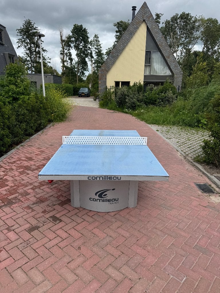 Tafeltennis Cornilleau outdoor, Sport en Fitness, Tafeltennis, Ophalen, Gebruikt, Net, Batje(s) of Balletje(s), Wedstrijdformaat
