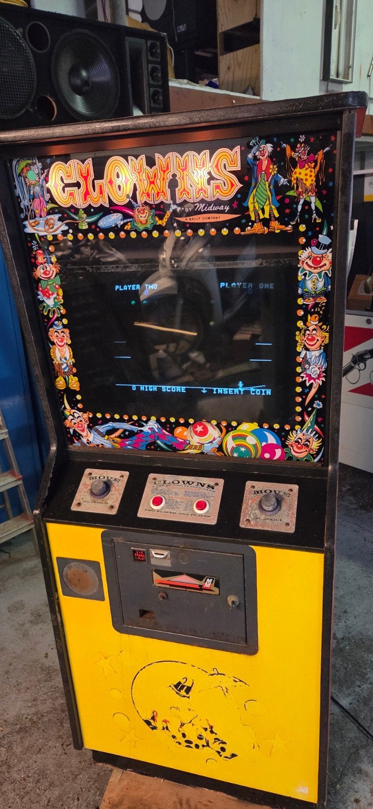 midway Clowns 1978 USA – Originele Werkende Vintage Arcadel, Euro, Ophalen, Gebruikt