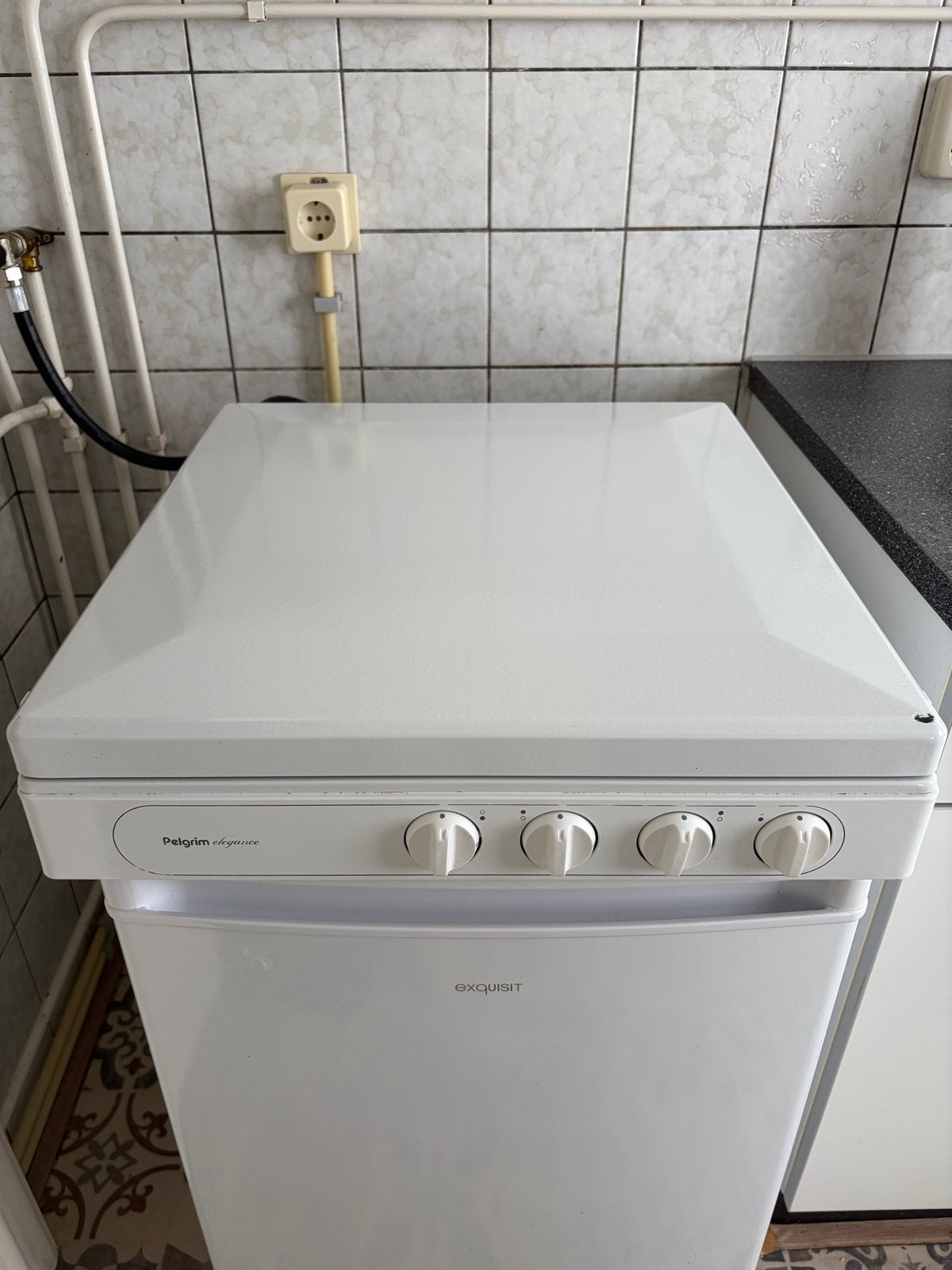 Pelgrim Elegance 4-pits gasfornuis, Witgoed en Apparatuur, Ophalen, Gebruikt, 4 kookzones, Gas