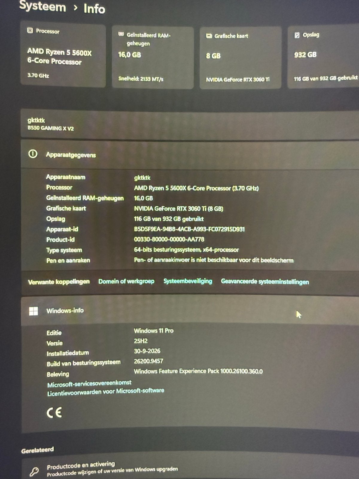 Foto 5 van Gaming PC - AMD Ryzen 5 5600X, RTX 3060 Ti, 16GB RAM