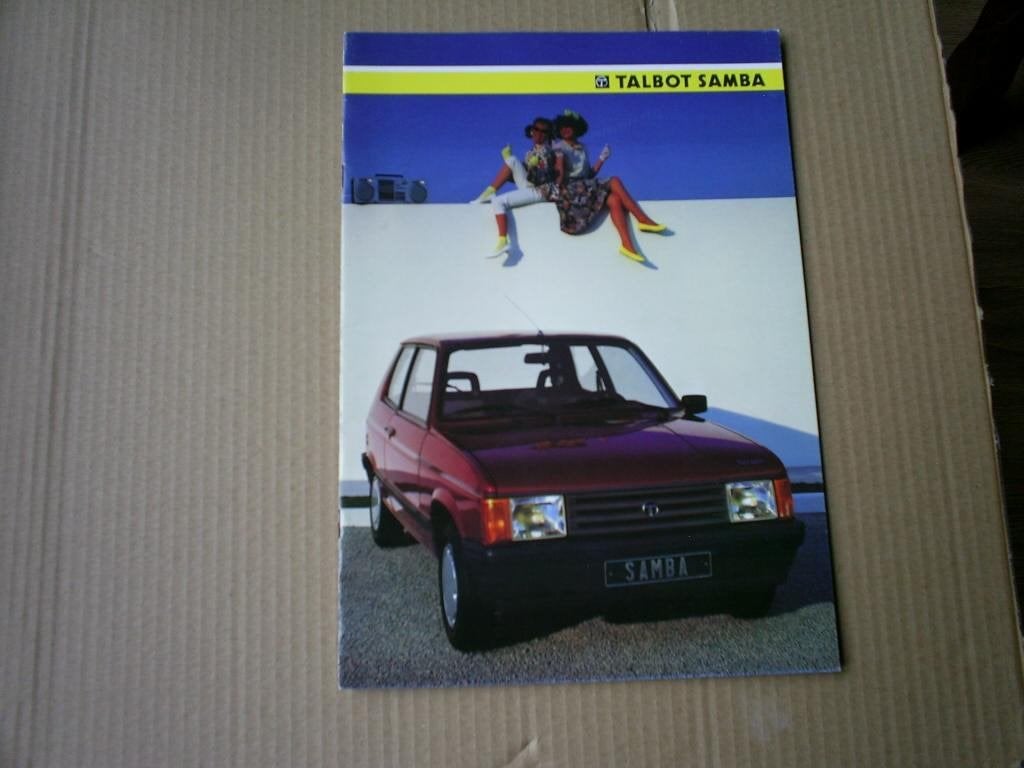 Talbot Samba o.a. Cabriolet 1985 24 pag., Verzenden, Zo goed als nieuw, Overige merken