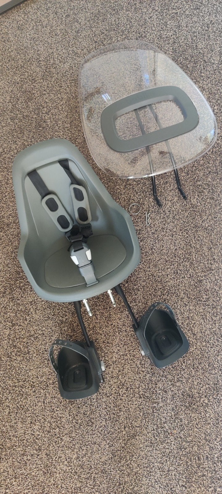 Bobike One Mini kinderzitje met windscherm en extra beugel, Ophalen of Verzenden, Zo goed als nieuw, Voorzitje, Bobike