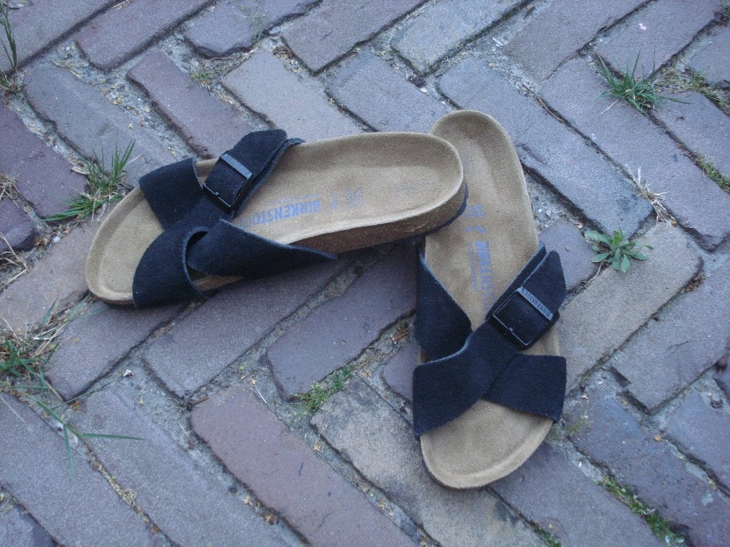 BIRKENSTOCK ZWART 42 NIEUW GRATIS VERZENDING PER POST, Slippers, Verzenden, Zwart, Nieuw