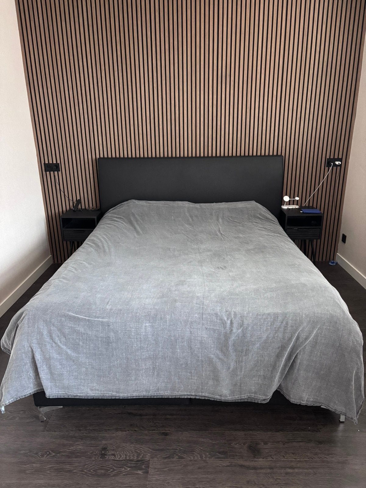 Boxspring, Ophalen, 210 cm, Tweepersoons, Zo goed als nieuw