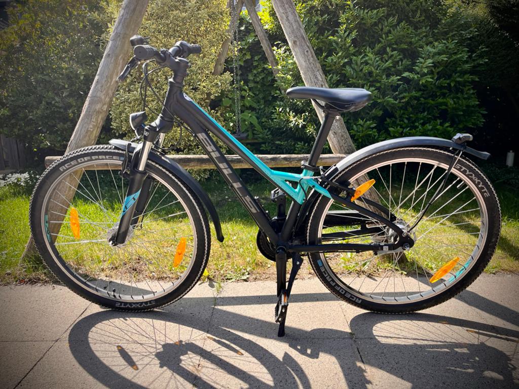 Bulls kinderfiets mountainbike, Fietsen en Brommers, Fietsen | Jongens, Gebruikt, Velgrem, Versnellingen, Ophalen