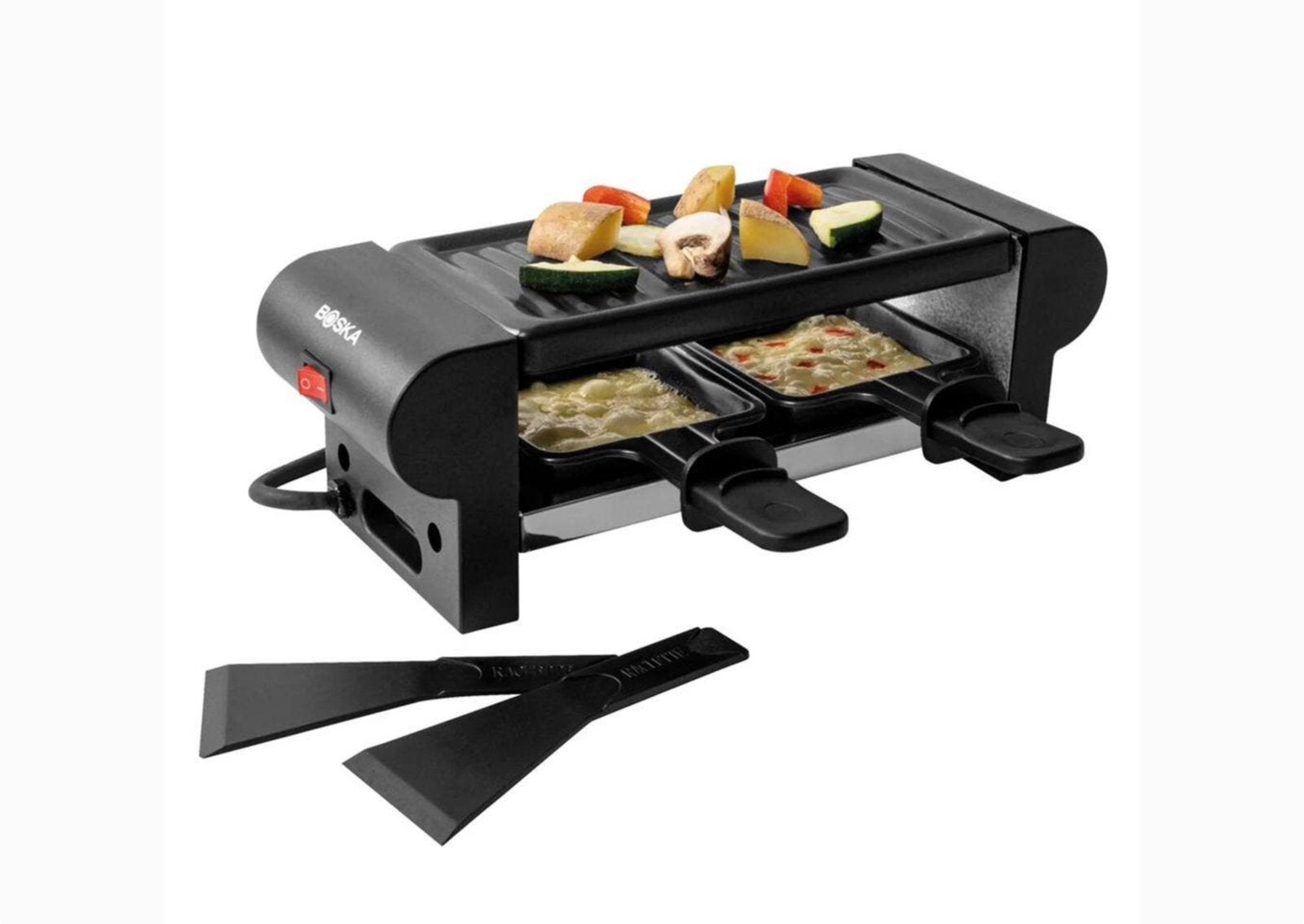 Boska Mini Raclette - Compacte Kaas Raclette Grill - NIEUW, Ophalen of Verzenden, Zo goed als nieuw, Minder dan 4 personen