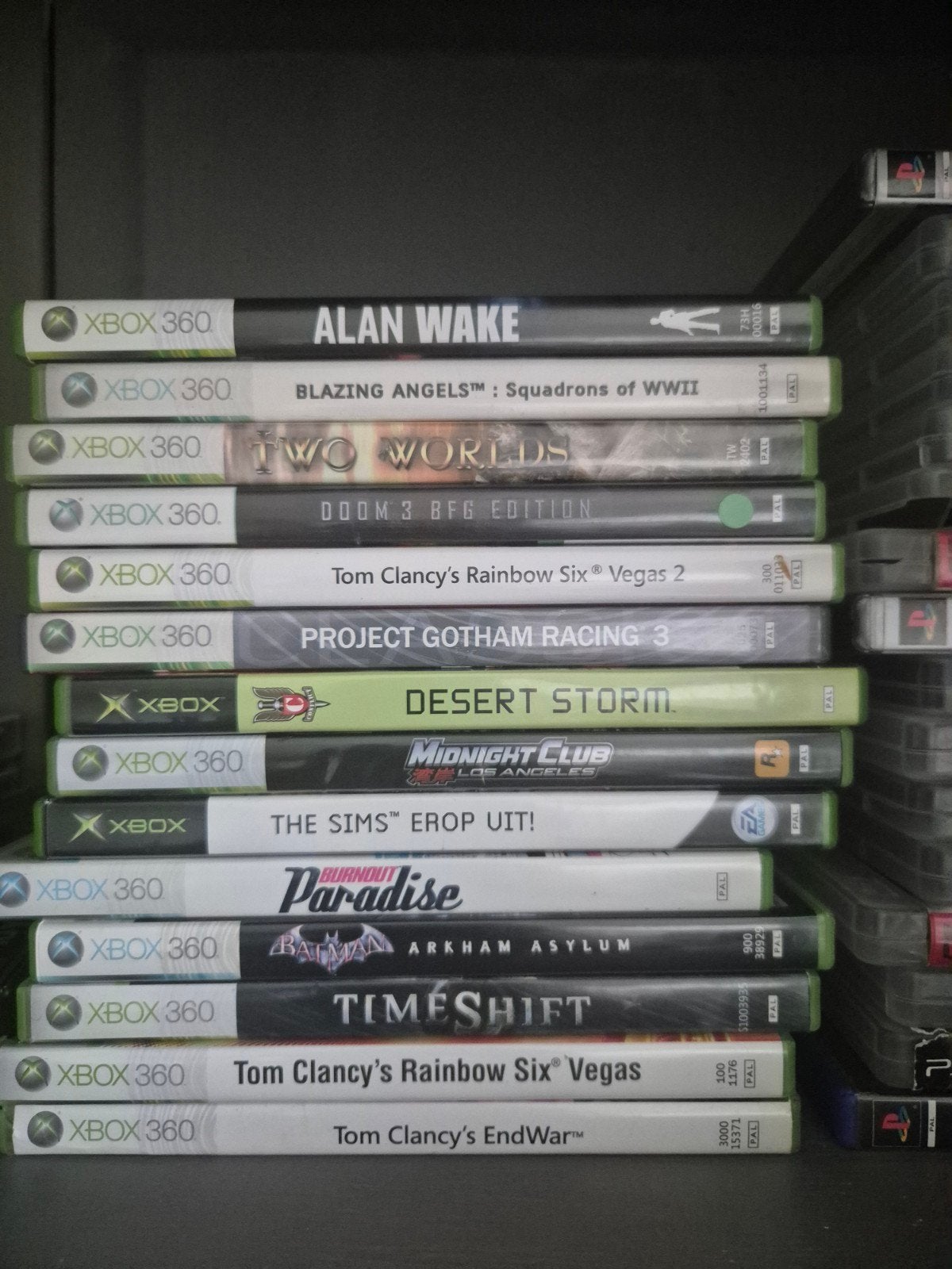 Xbox 360 Games: Alan Wake, Doom 3, Batman, The Sims en meer, Spelcomputers en Games, Online, Gebruikt, Overige genres, 1 speler