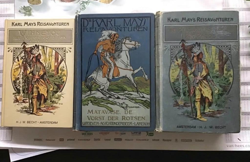 6 uitgaves van Karl May, Boeken, Ophalen of Verzenden, Gelezen