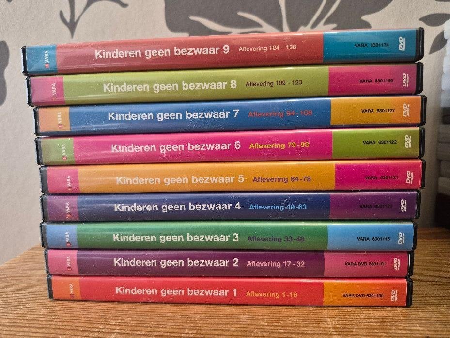 Kinderen geen bezwaar 1 t/m 9 - Nieuwstaat., Alle leeftijden, Zo goed als nieuw, Komedie, Complete serie