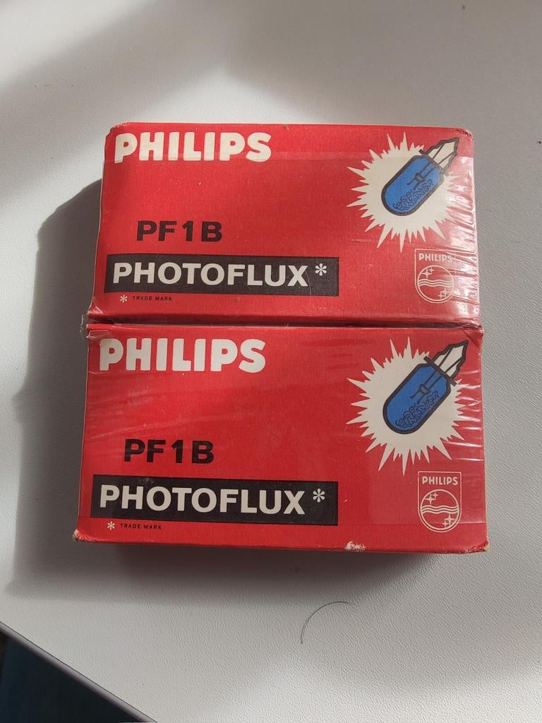Philips PF1B Photoflux Flitslampen (2 stuks), Ophalen of Verzenden, Nieuw, Overige merken