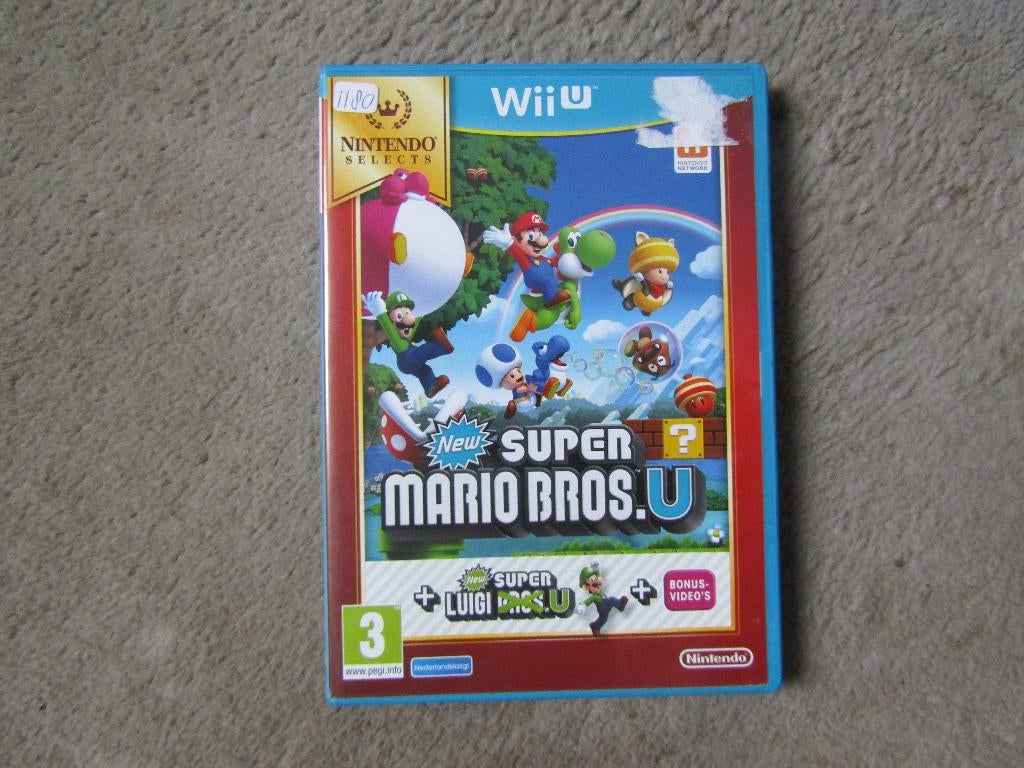 Wiiu spel: New Super mario bros U, Spelcomputers en Games, Games | Nintendo Wii U, Gebruikt, 1 speler, Ophalen of Verzenden, Vanaf 3 jaar