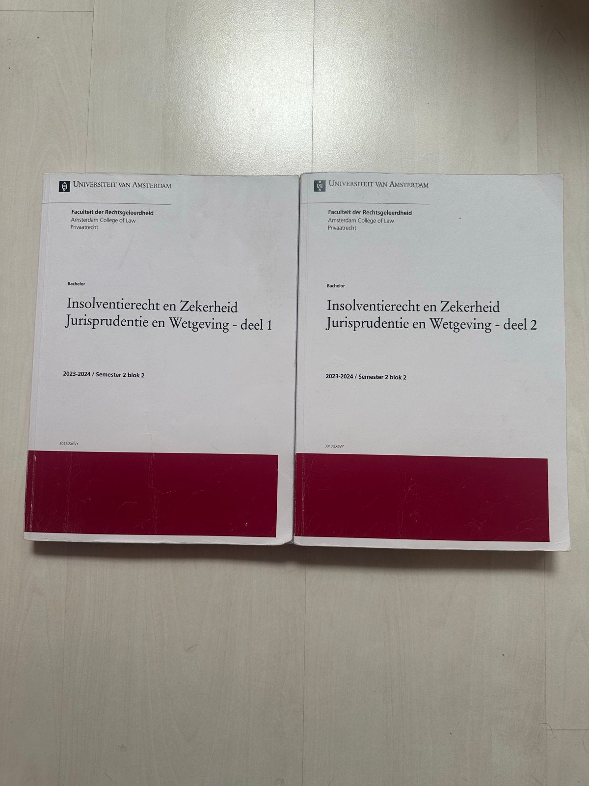 Insolventierecht reader, Boeken, Studieboeken en Cursussen, Zo goed als nieuw, WO, Gamma, Ophalen of Verzenden