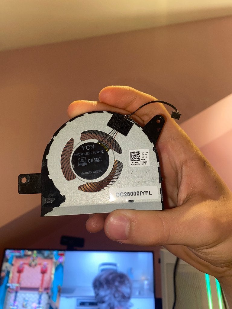 Dell Latitude 5580 5590 Ventilator 09VK27 DC28000IYFL, Ophalen of Verzenden, Gebruikt, Luchtkoeling