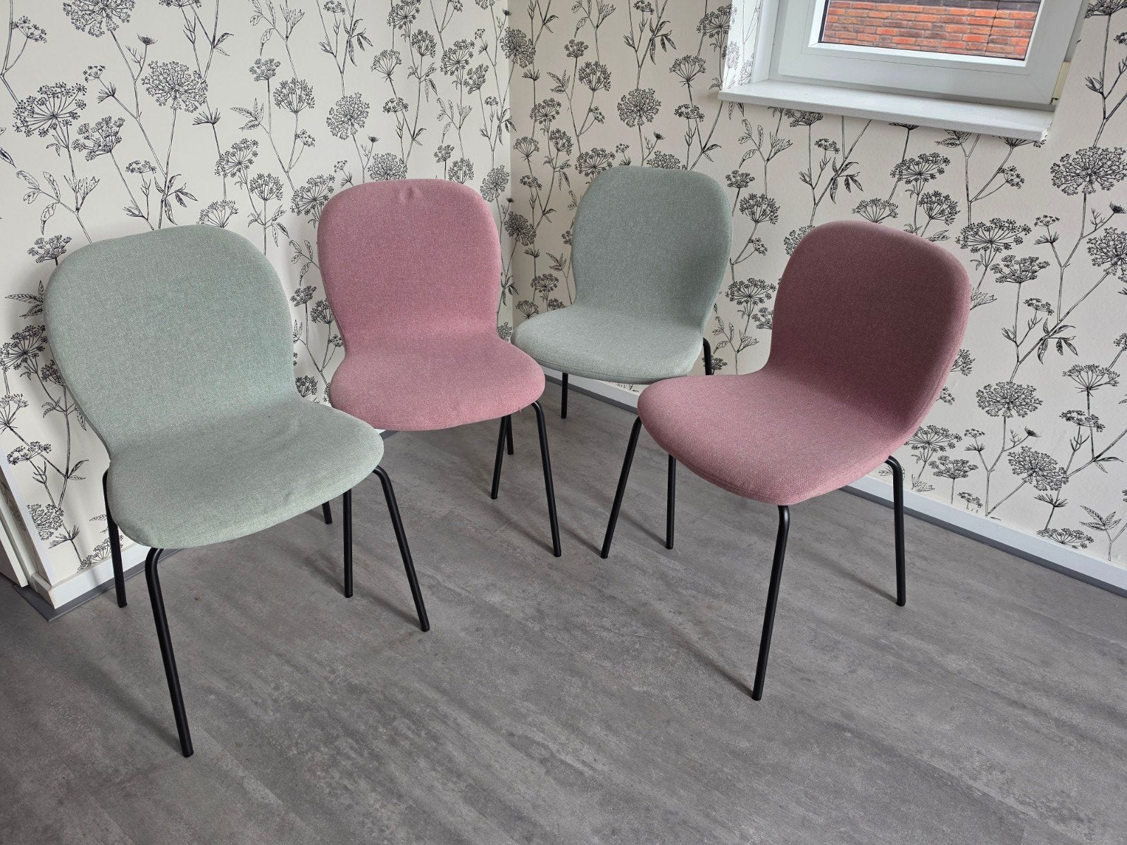 4 eetkamerstoelen, Ophalen of Verzenden, Overige kleuren, Vier