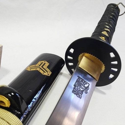 Scherp katana zwaard, samurai zwaarden, sabel, mes, dolk

Sc, Ophalen of Verzenden, Overige soorten, Azië, Zwaard of Sabel