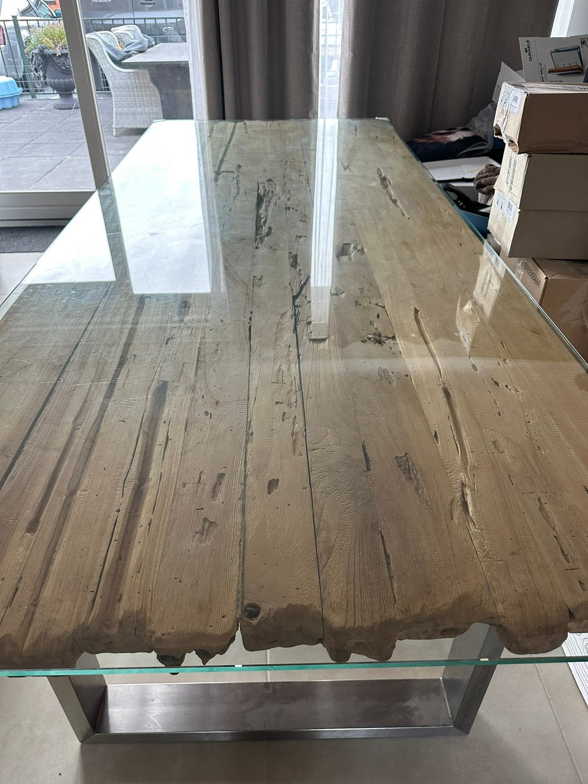 Rofra Home eettafel, Ophalen, 200 cm of meer, 50 tot 100 cm, Zo goed als nieuw