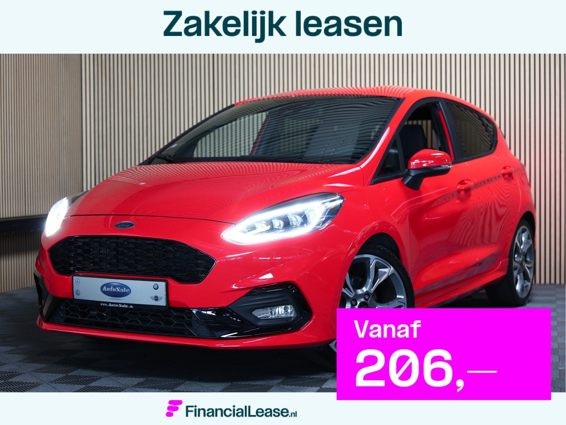 Ford Fiesta 1.0 EcoBoost 125 pk ! ST - Line X NAVI TOP 2017, Voorwielaandrijving, Gebruikt, Automatische klimaatregeling, Origineel Nederlands