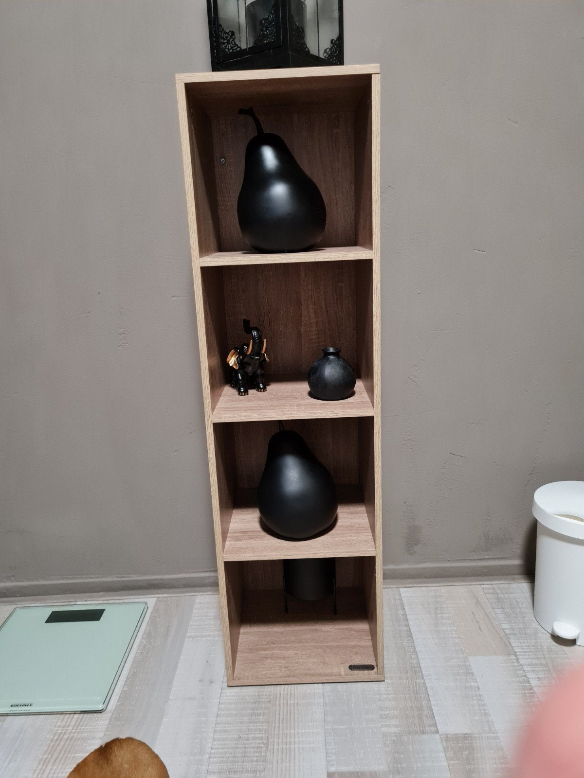 Licht eiken kastje - zo goed als nieuw, Met plank(en), Minder dan 50 cm, 100 tot 150 cm, Eikenhout