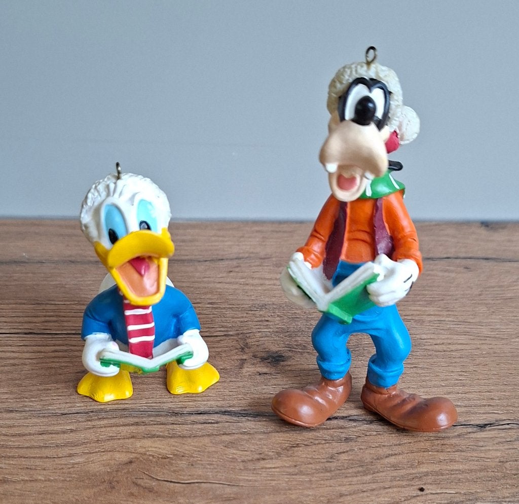 Disney Kerstboomhangers Donald Duck en Goofy DLRP, Ophalen of Verzenden, Donald Duck, Zo goed als nieuw, Beeldje of Figuurtje