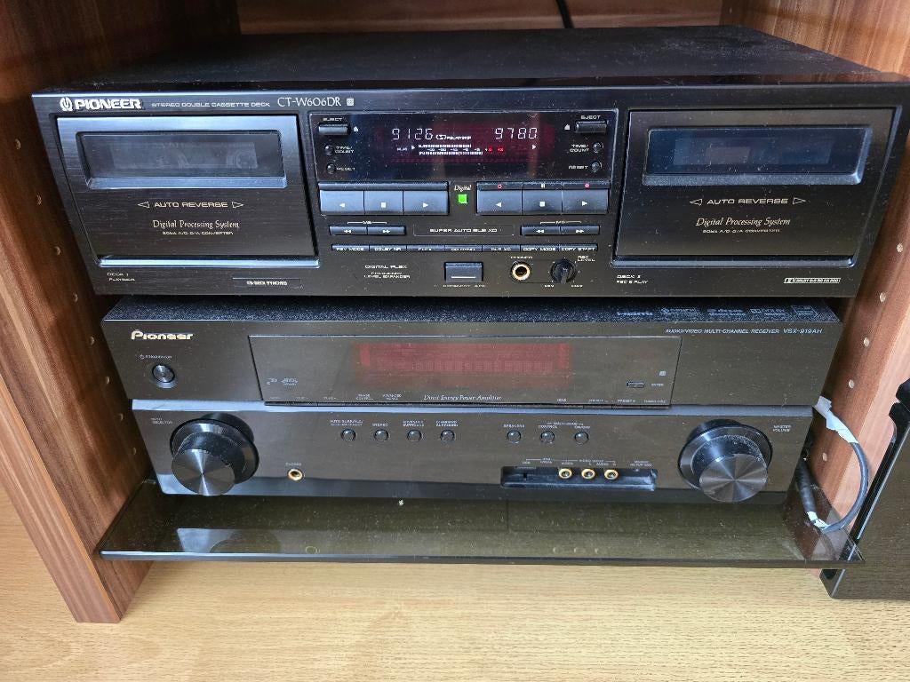 Pioneer CT-W606DR Cassette Deck, Ophalen of Verzenden, Dubbel, Overige merken, Auto-reverse