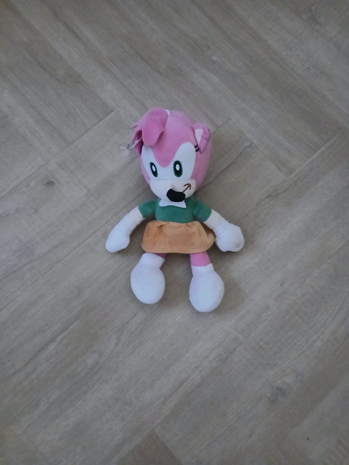 Roze knuffel van Amy Rose (Sonic the Hedgehog), Overige merken, Overige karakters, Overige typen, Ophalen of Verzenden
