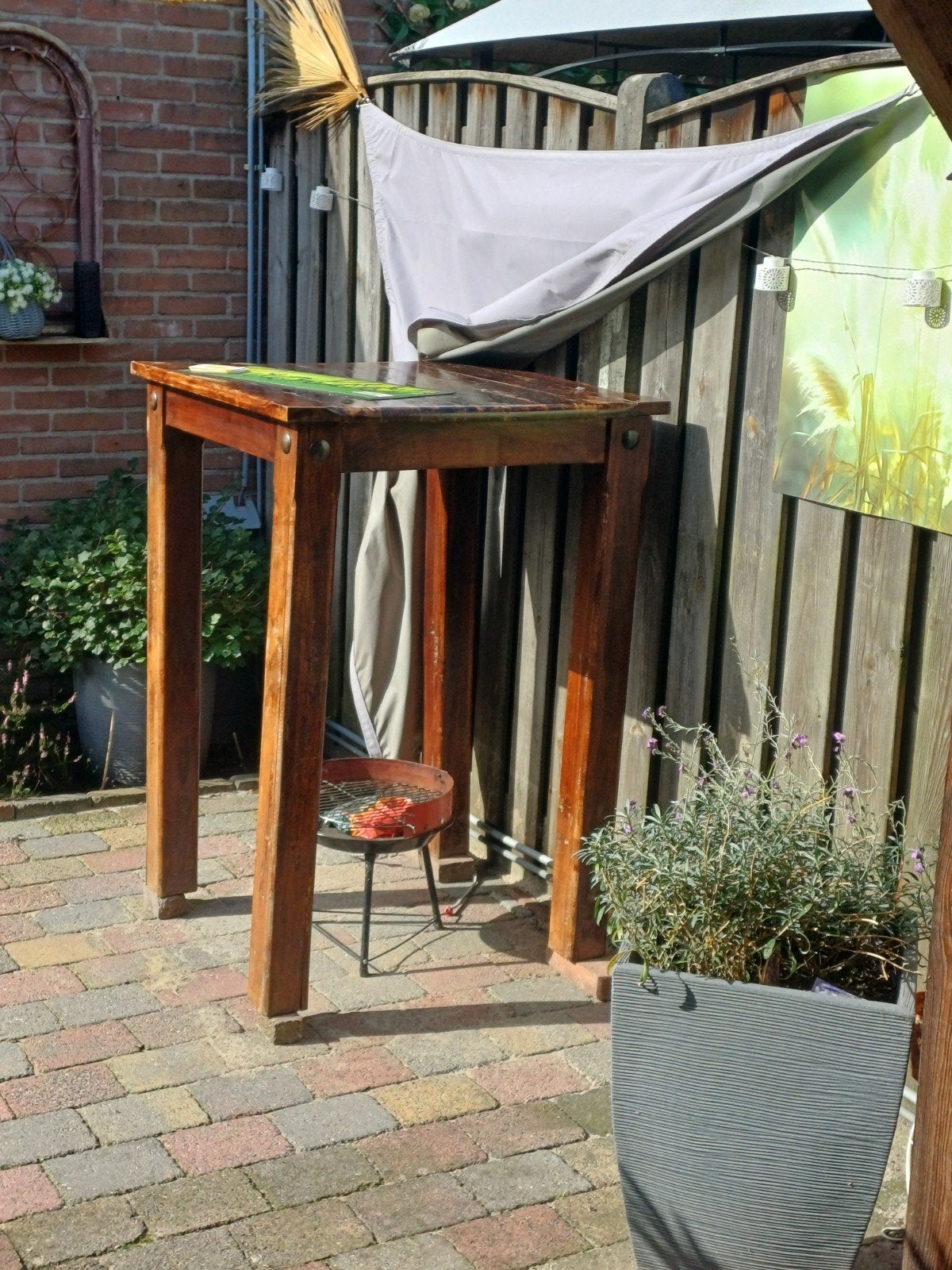 mooie statafel 80/80, Tuin en Terras, Overkappingen, Ophalen